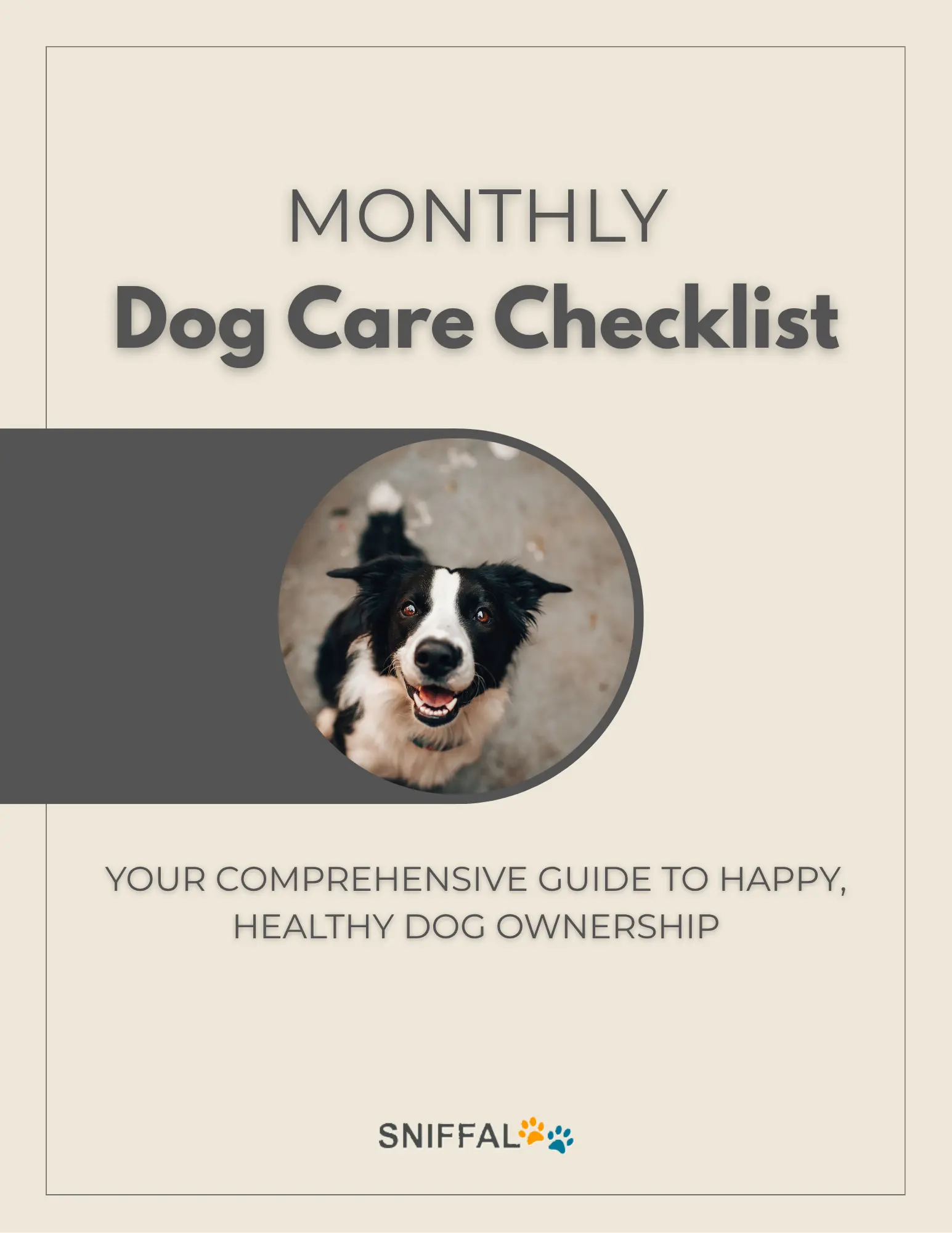 MONTHLY Dog Care Checklist – article image